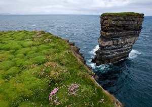 11 Jun 2010 --- Downpatrick Head on the Atlantic Ocean to Ireland --- Image by © Michel Gunther/Photononstop/Corbis